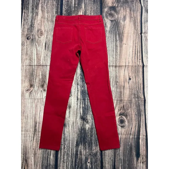 J.McLaughlin Women's Red Slim Ankle Jeans Size 4 - Picture 3 of 3